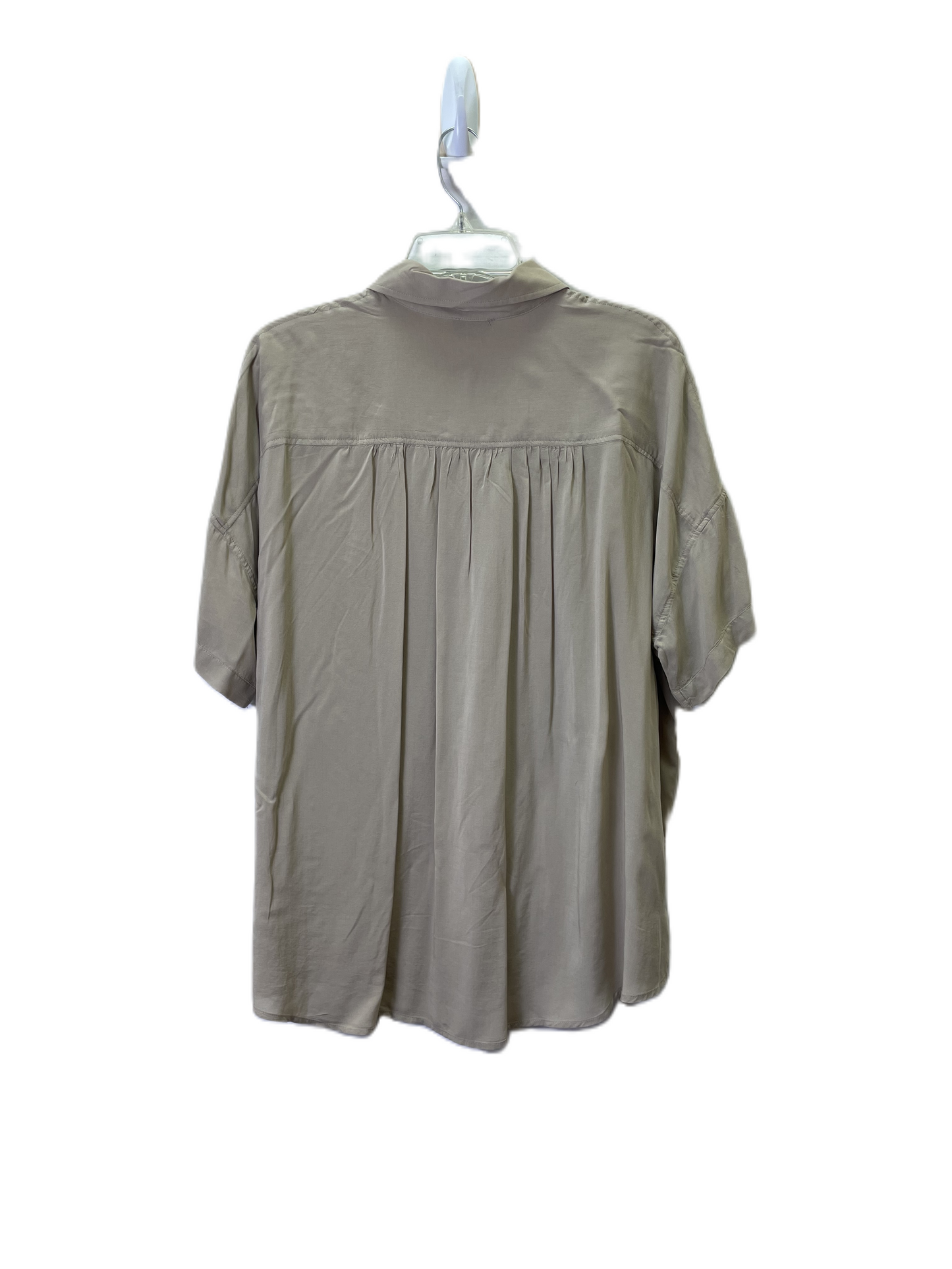 Blouse Short Sleeve By Splendid In Beige, Size: S