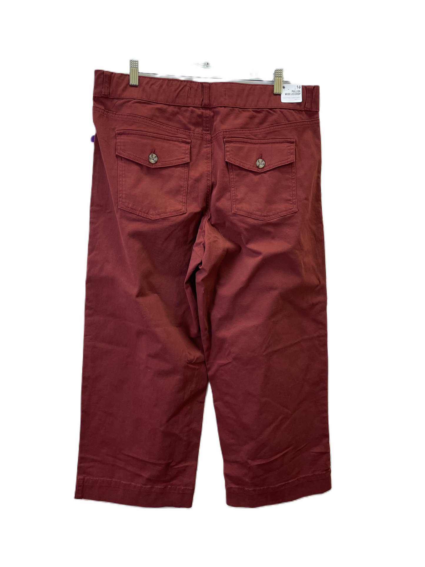 Pants Chinos & Khakis By Gloria Vanderbilt In Red, Size: 14