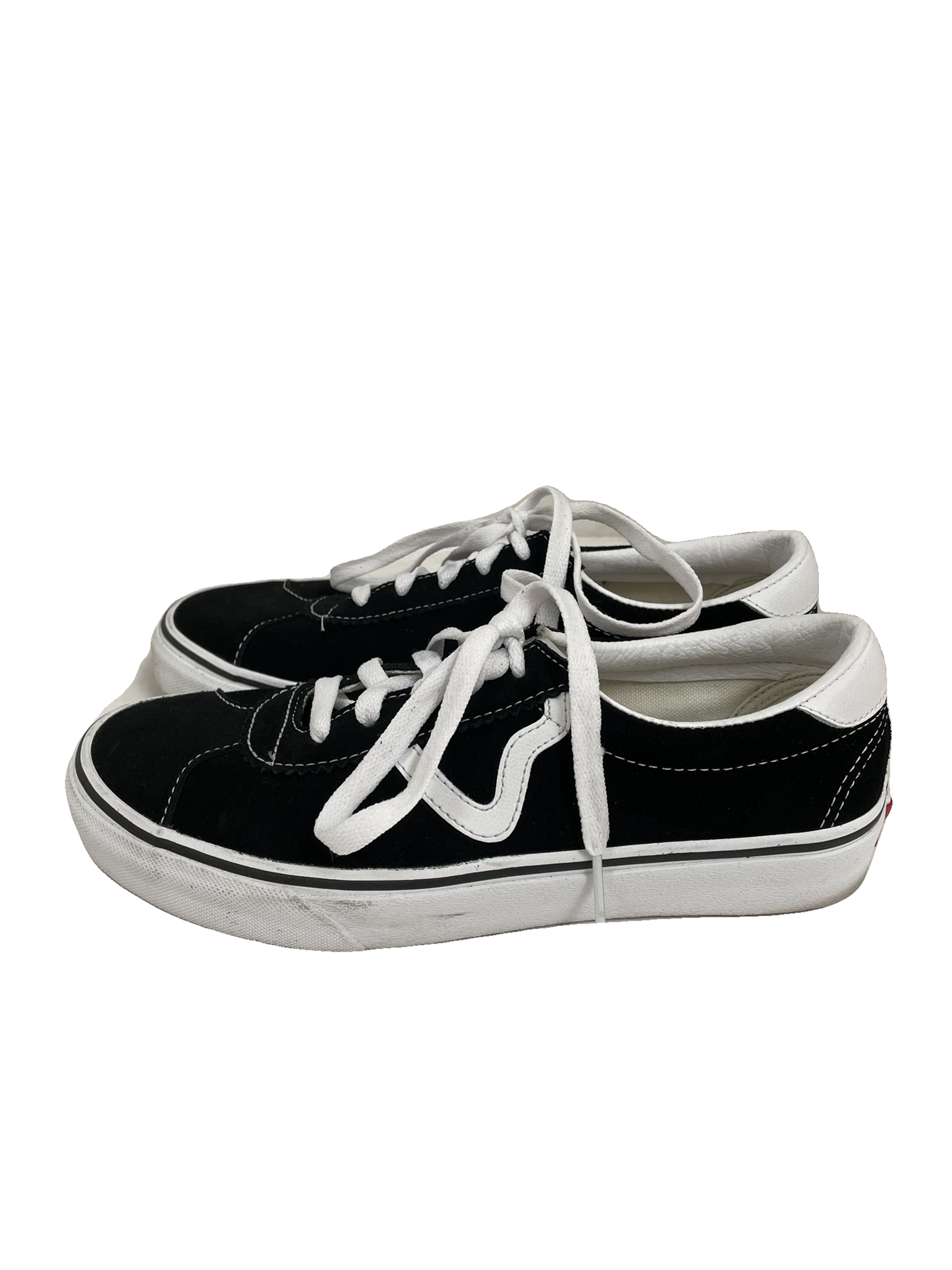 Shoes Athletic By Vans In Black & White, Size: 8