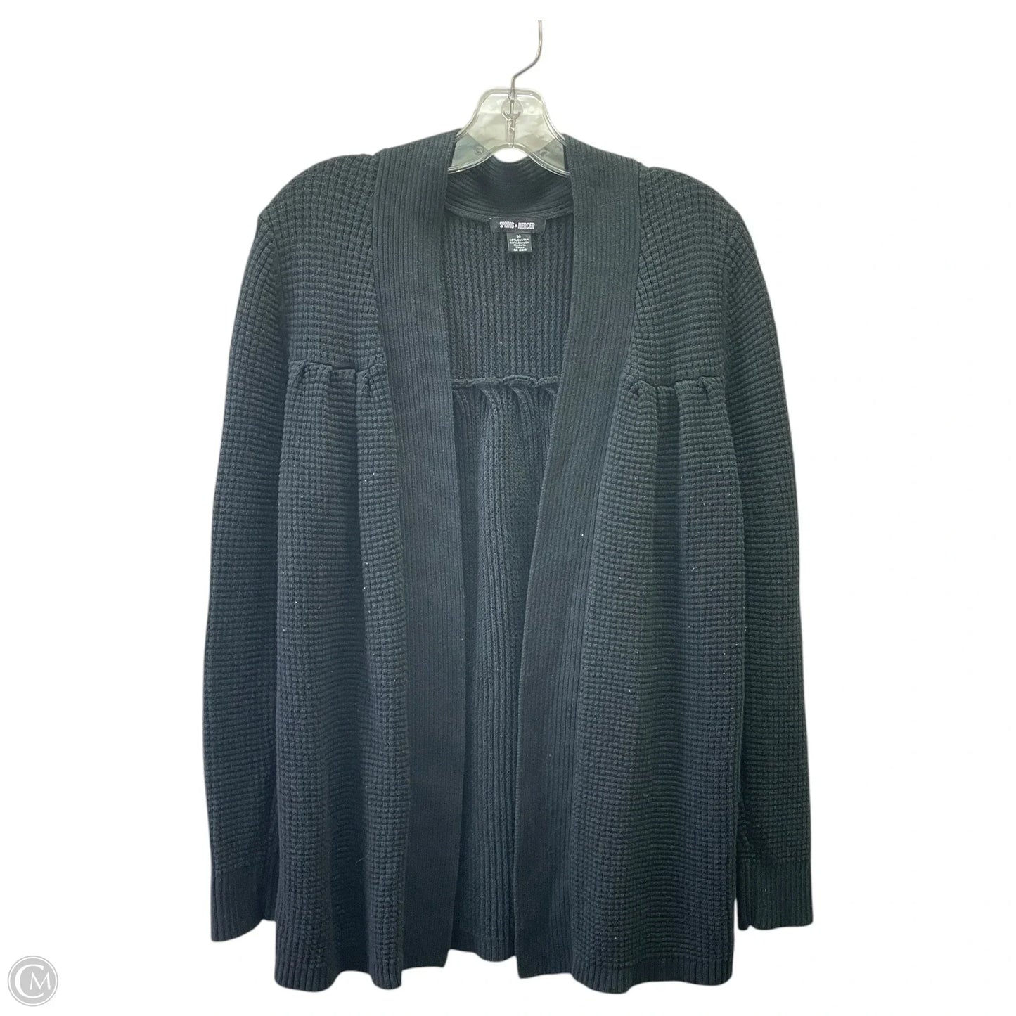 Sweater Cardigan By SPRING + MERCER In Black, Size: M