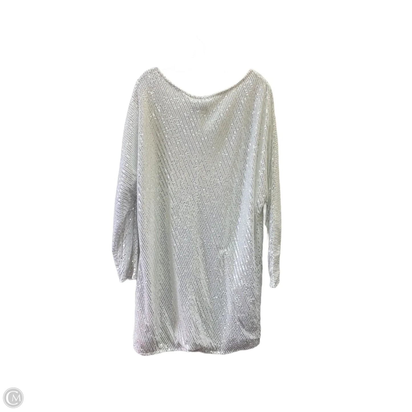 Dress Party Short By Chicme In Silver & White, Size: Xl