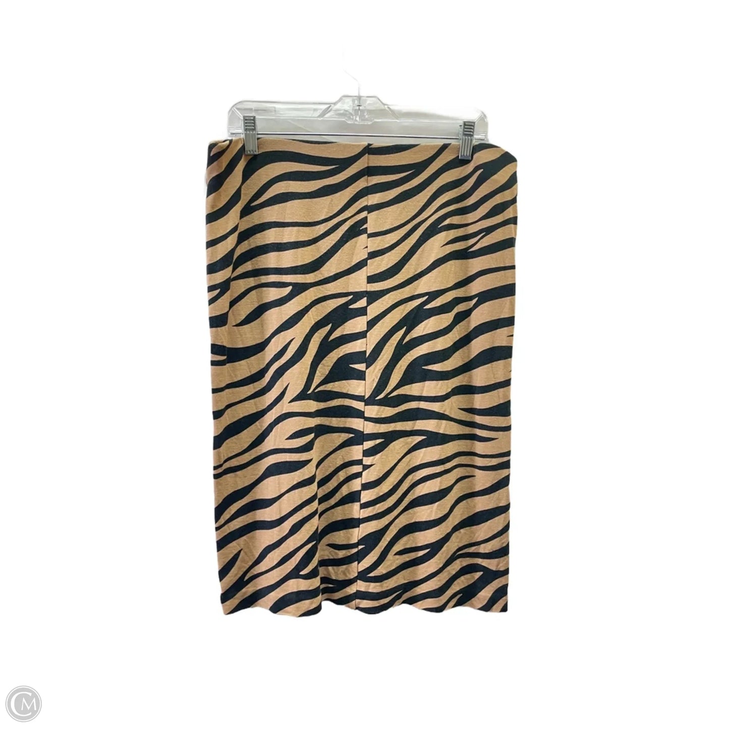 Skirt Mini & Short By Ann Taylor In Black & Tan, Size: 12