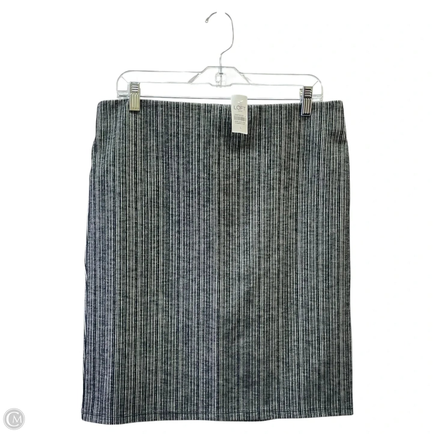 Skirt Mini & Short By Loft In Black & Cream, Size: 12