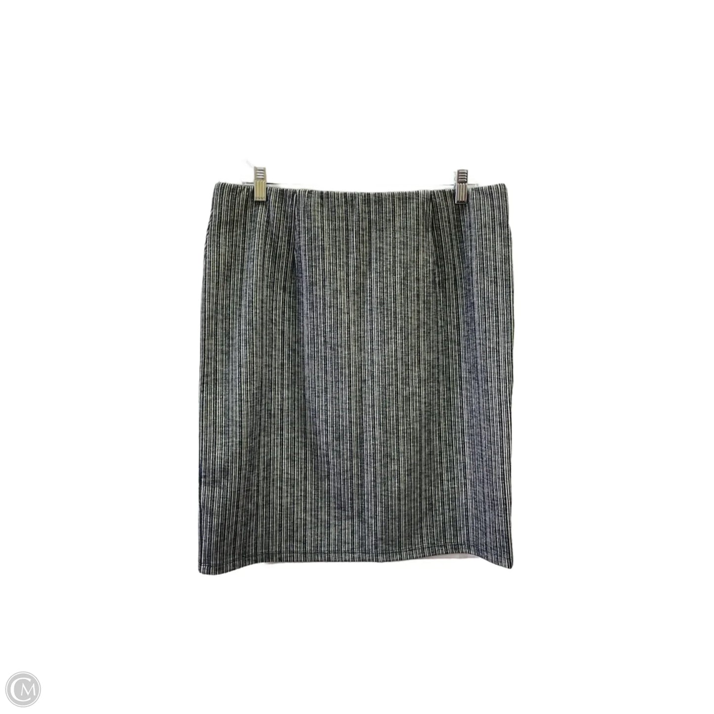 Skirt Mini & Short By Loft In Black & Cream, Size: 12