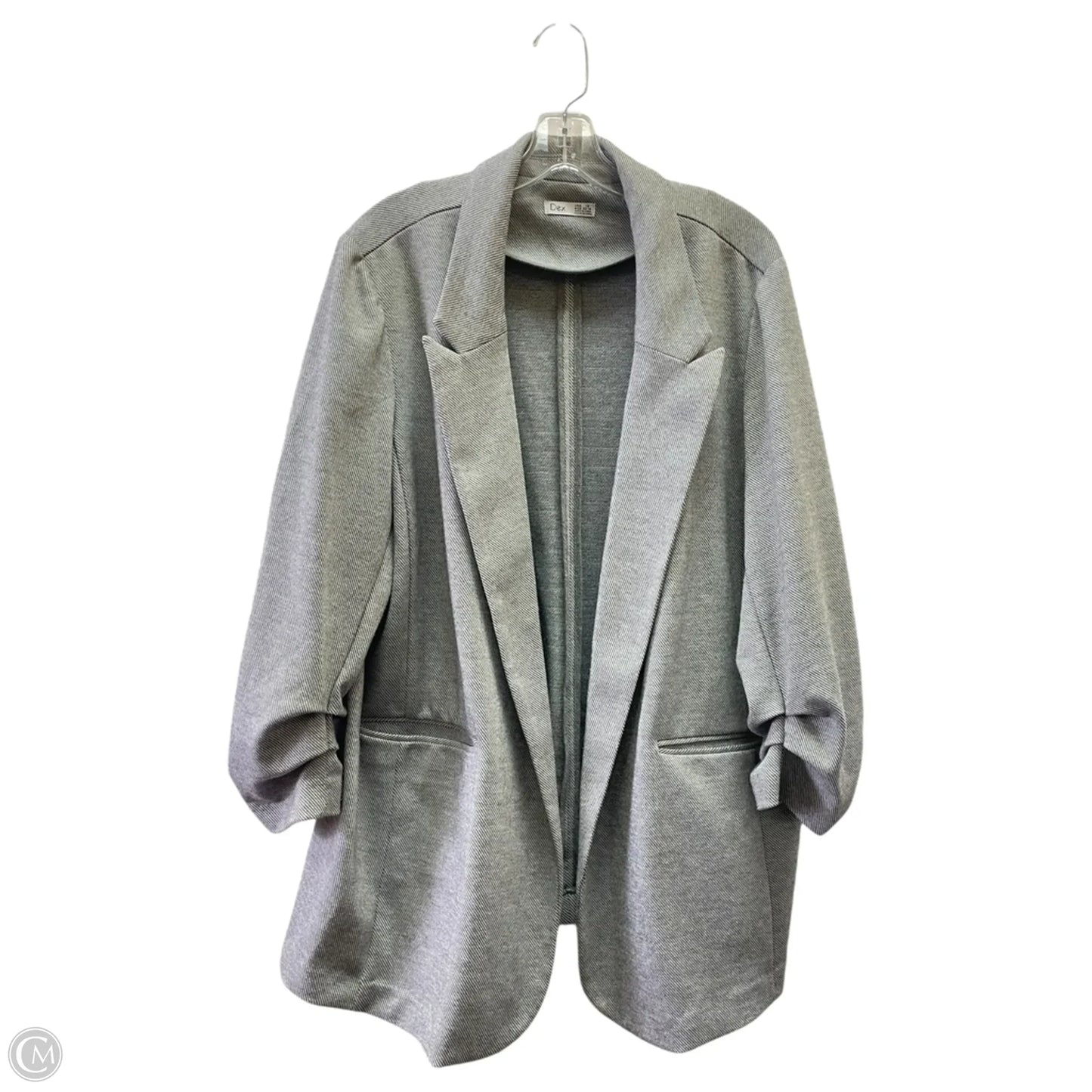 Blazer By Dex In Grey, Size: 1x