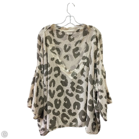 Sweater By Pol In Animal Print, Size: Xl