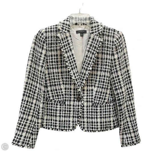 Blazer By Ann Taylor In Black & Cream, Size: Xs