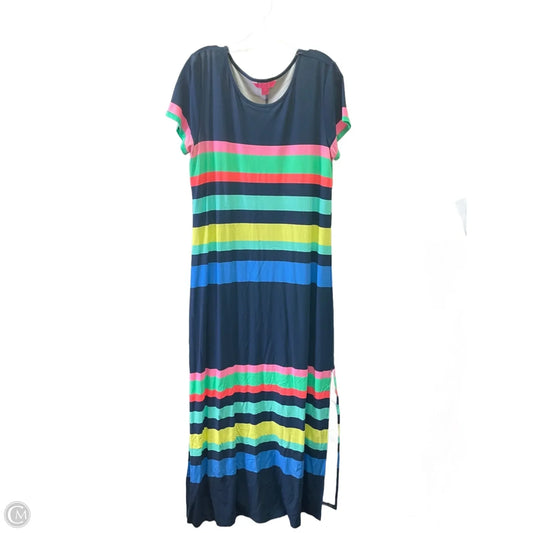 Dress Designer By Lilly Pulitzer In Striped Pattern, Size: Xl