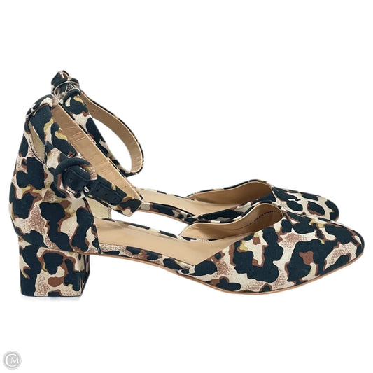 Shoes Heels Block By Cabi In Animal Print, Size: 6