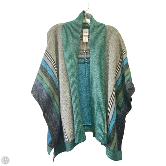 Sweater Short Sleeve By Cabi In Green & Grey, Size: S