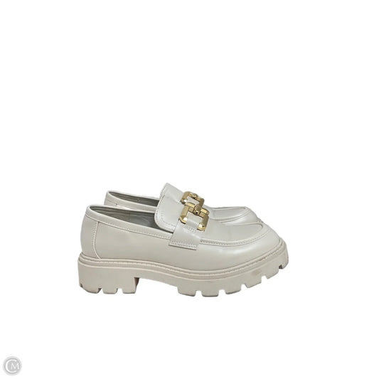 Shoes Heels Platform By Steve Madden In Cream, Size: 8