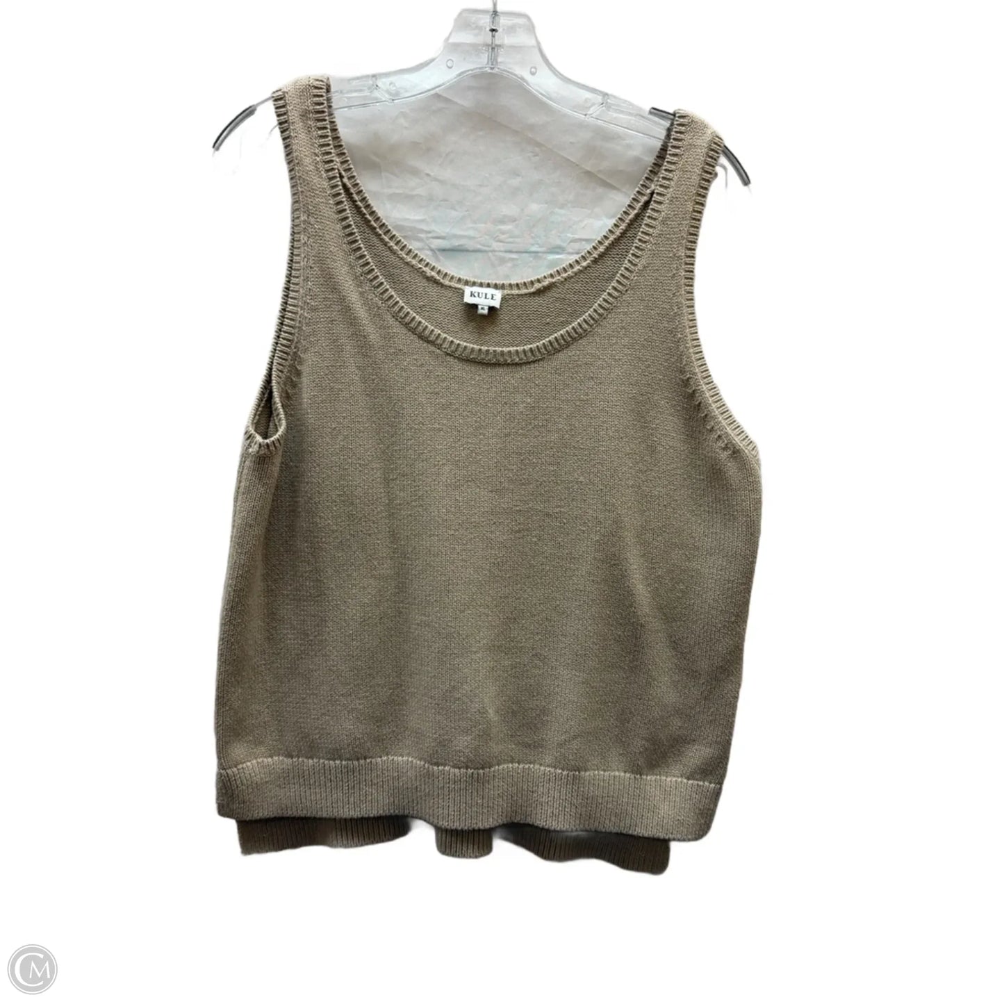 Vest Sweater By Kule In Beige, Size: Xl