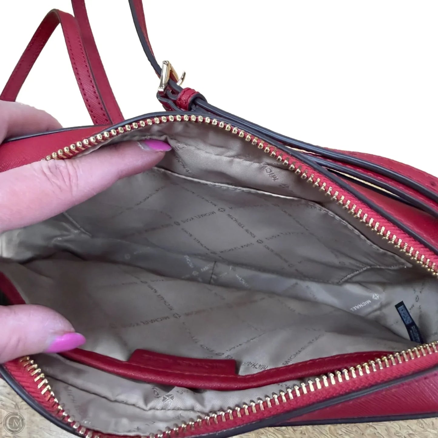 Crossbody Designer By Michael Kors, Size: Small