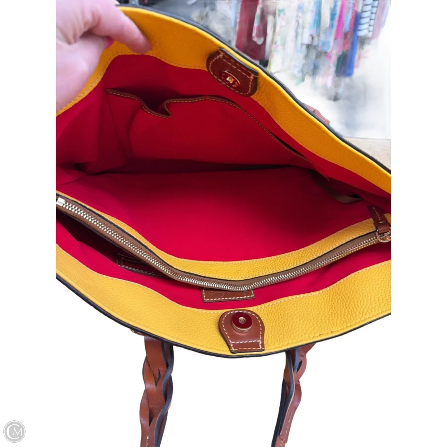 Tote Designer By Dooney And Bourke, Size: Large