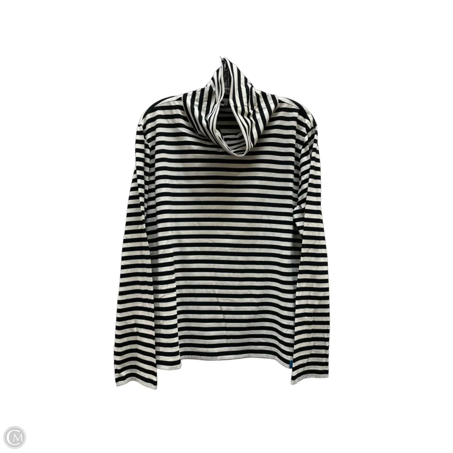Top Long Sleeve By Kule In Striped Pattern, Size: L