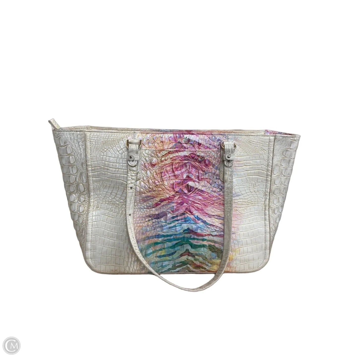Tote Designer By Brahmin, Size: Large