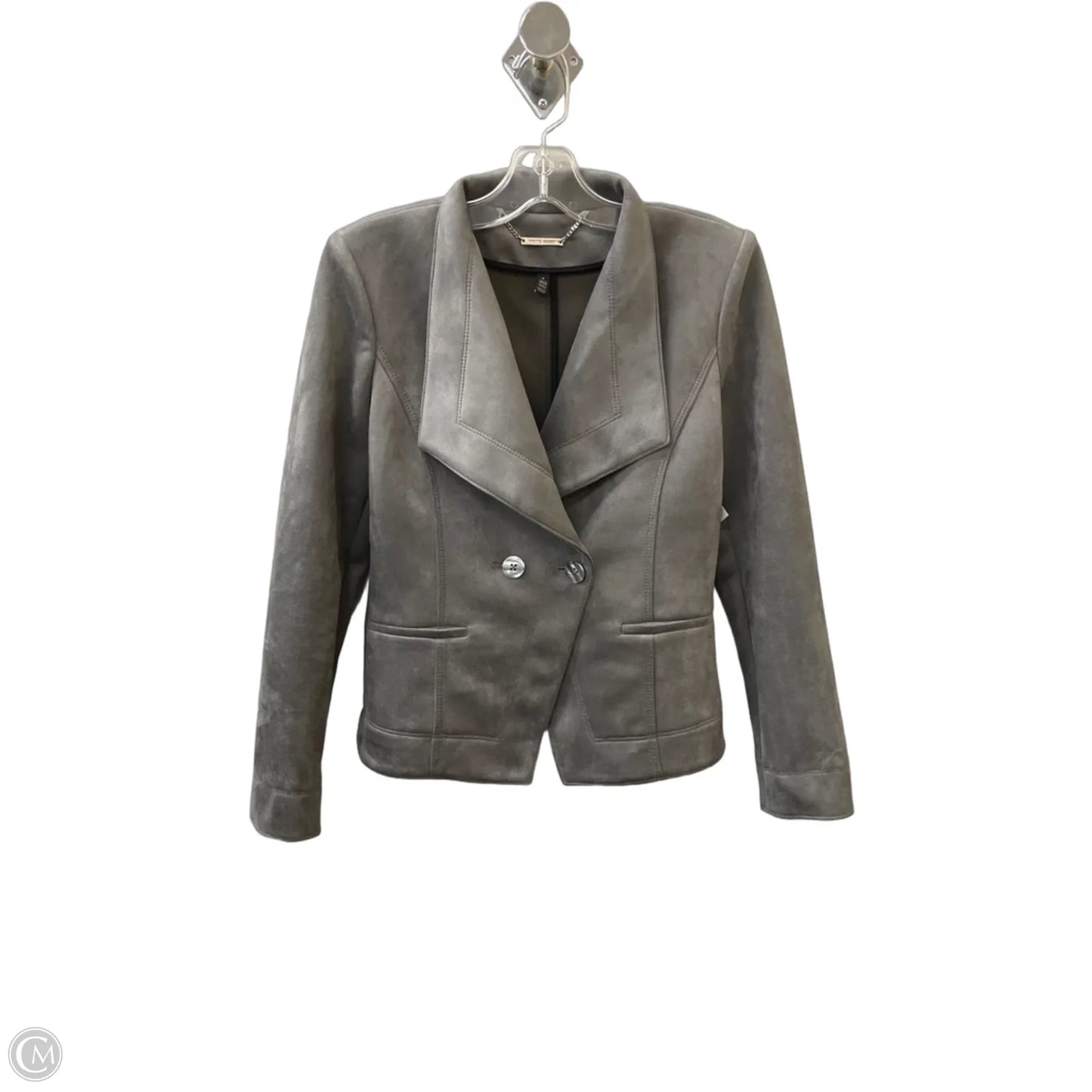 Blazer By White House Black Market In Grey, Size: Xs