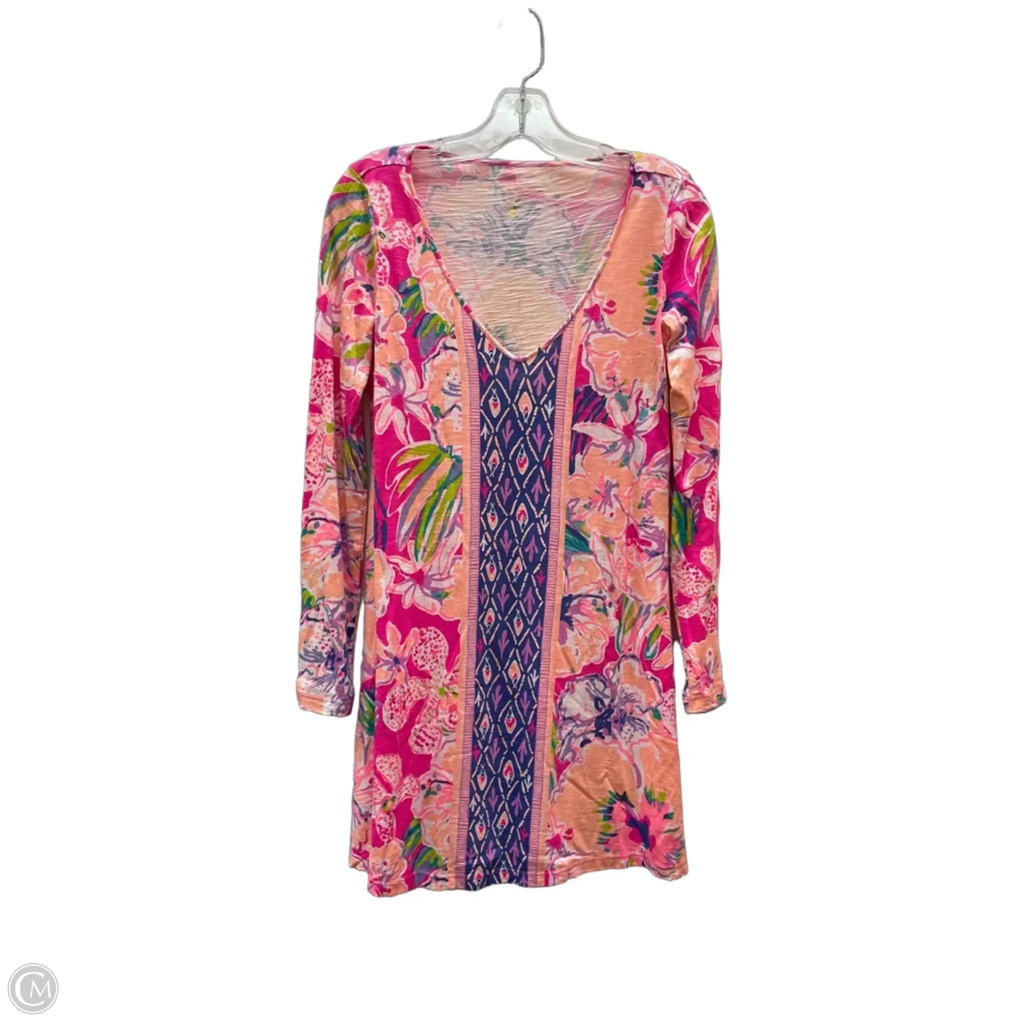 Dress Designer By Lilly Pulitzer In Orange & Pink, Size: Xs