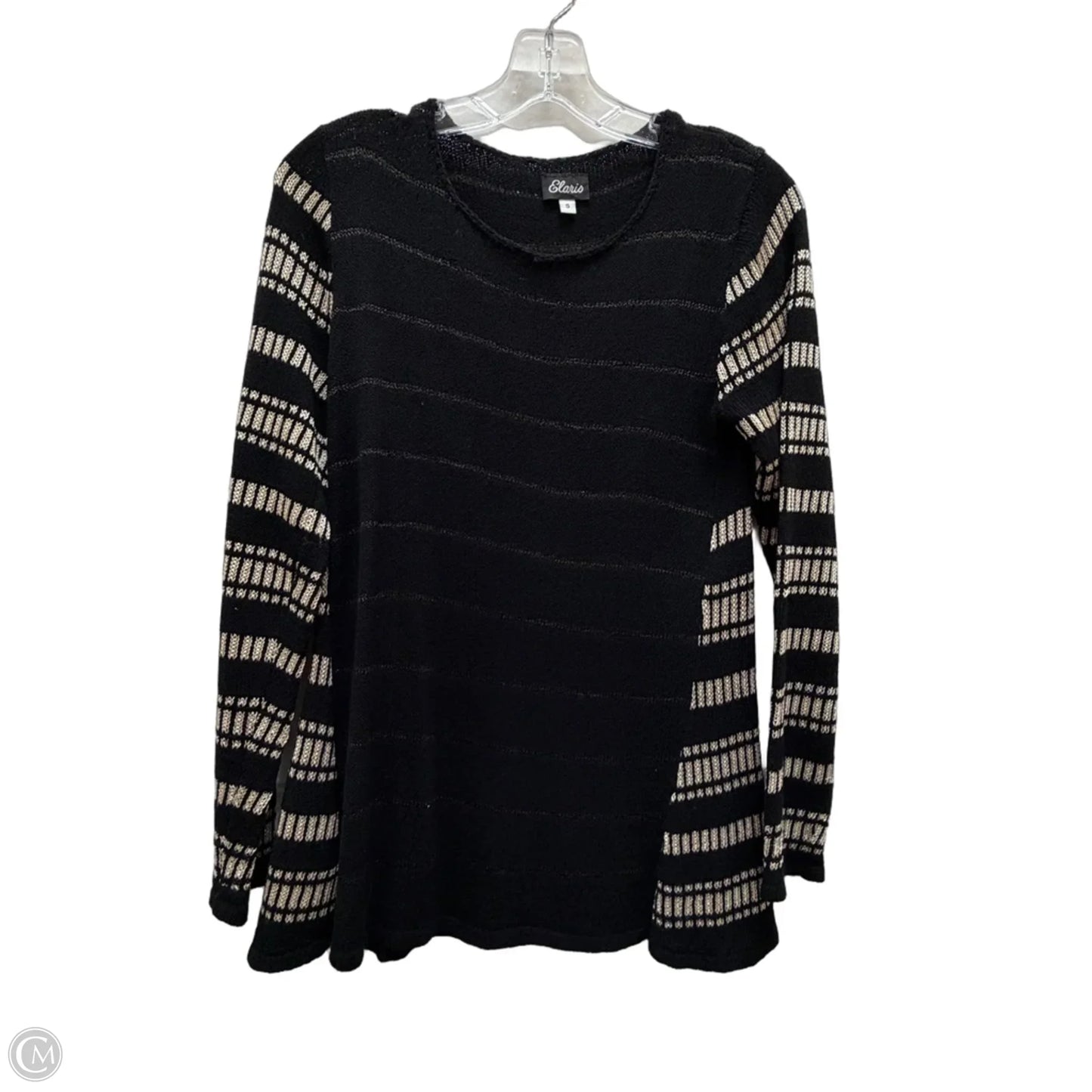Sweater By elarnis In Black & Gold, Size: S