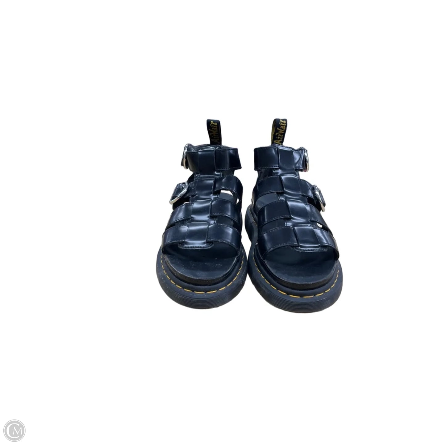 Sandals Flats By Dr Martens In Black, Size: 8