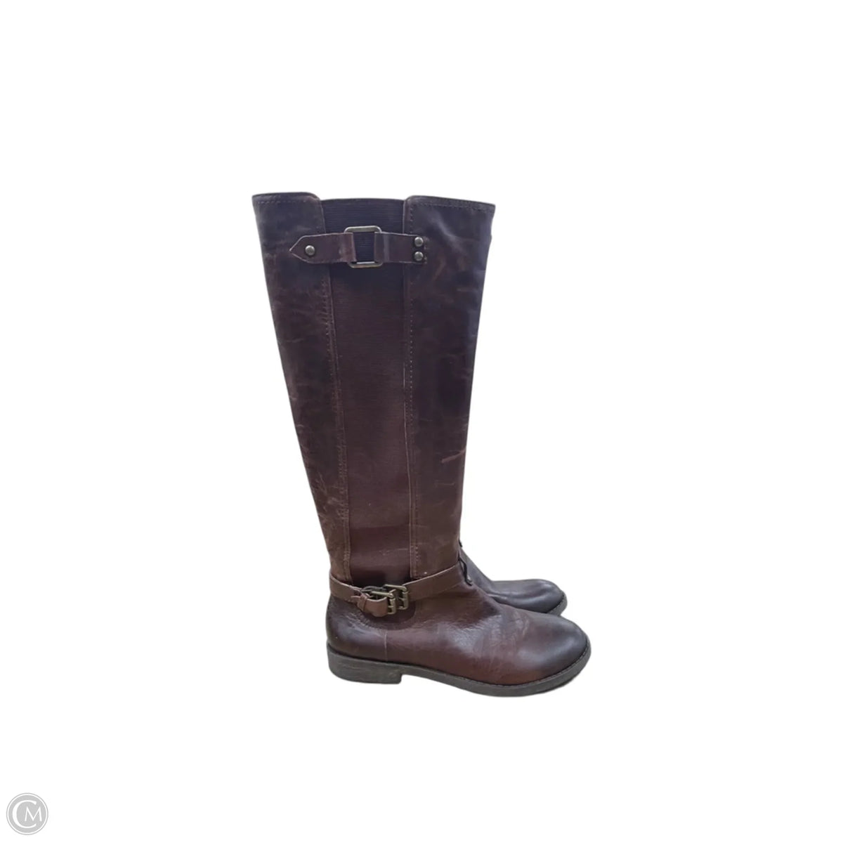 Boots Knee Flats By Bcbg In Brown, Size: 9