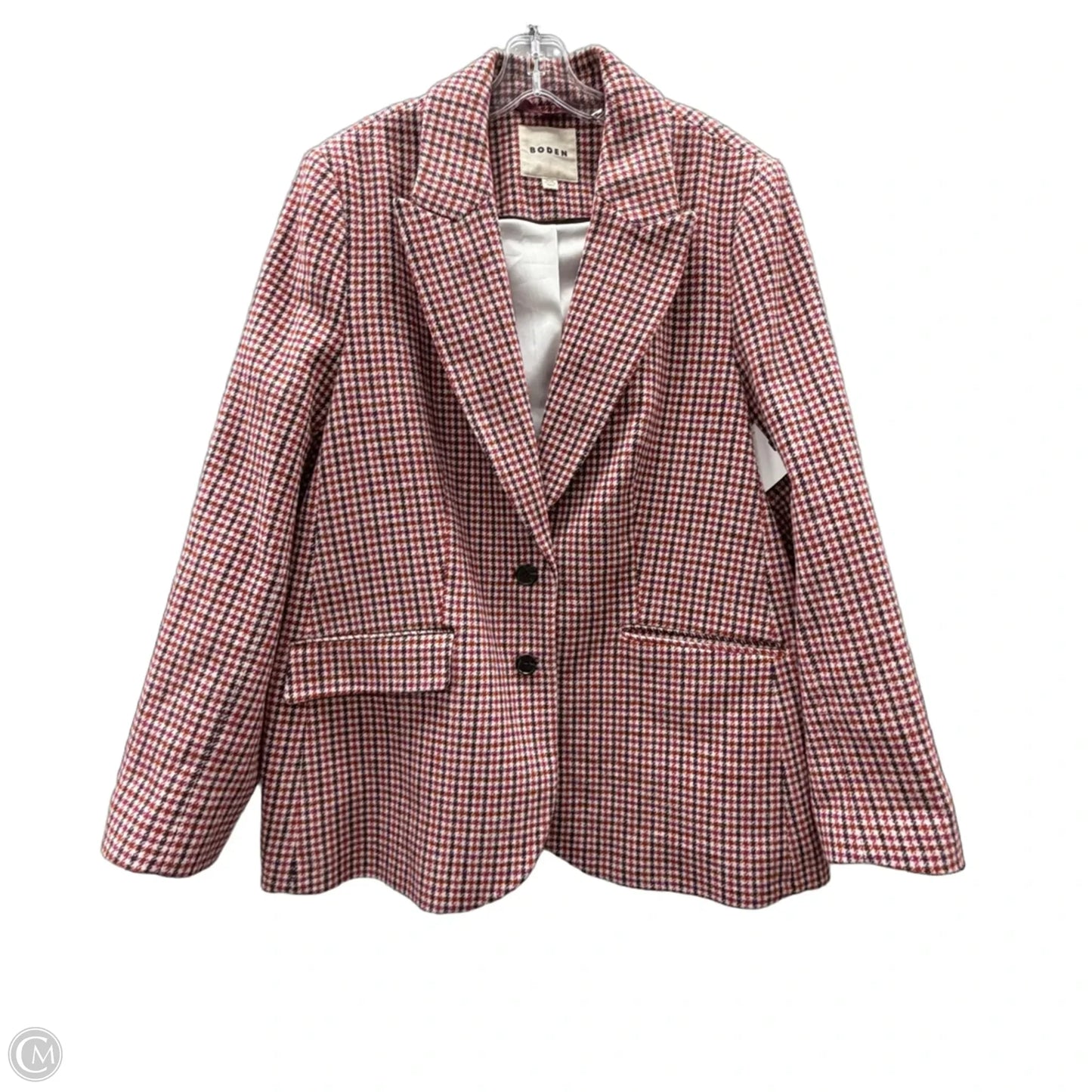 Blazer By Boden In Orange & Pink, Size: 2x