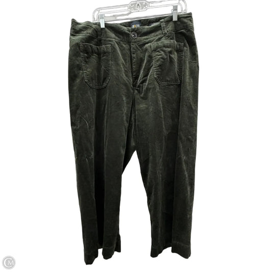 Pants Corduroy By Maeve In Green, Size: 16