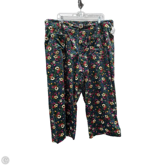 Pants Corduroy By Maeve In Floral Print, Size: 20