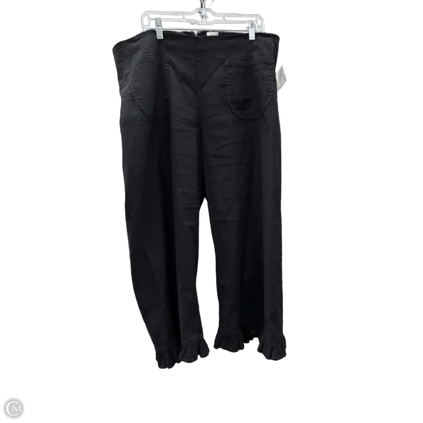 Pants Cropped By Maeve In Black, Size: 20