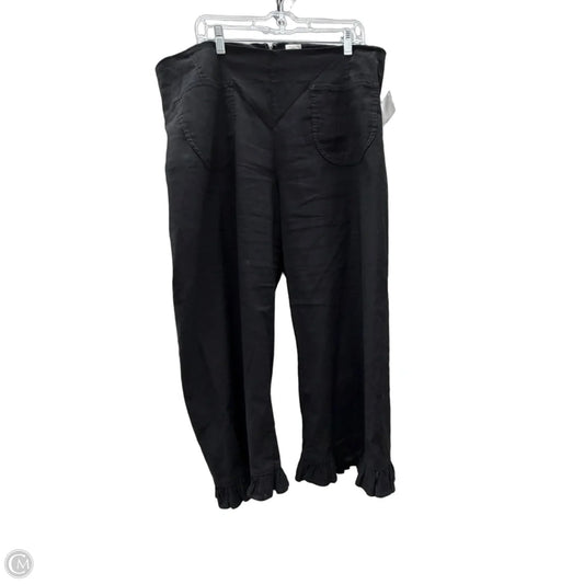 Pants Cropped By Maeve In Black, Size: 20