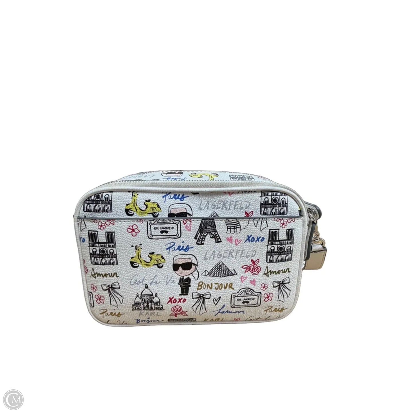 Crossbody Designer By Karl Lagerfeld, Size: Medium