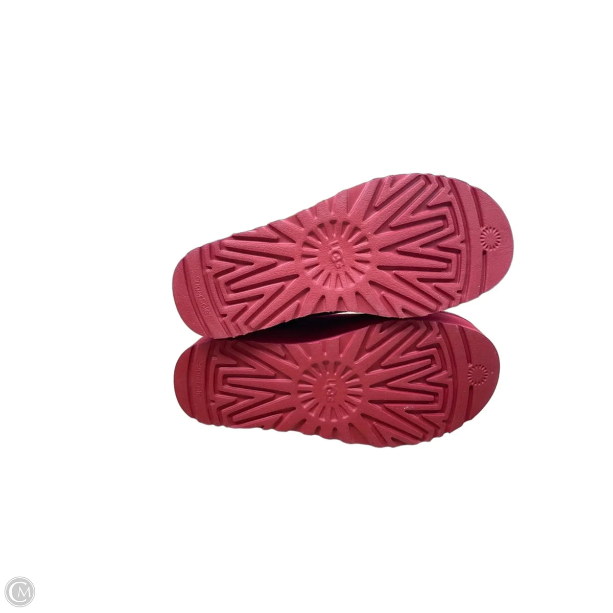 Boots Designer By Ugg In Red, Size: 7