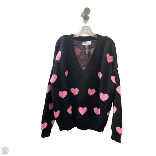 Sweater By Beach Riot In Black & Pink, Size: Xl