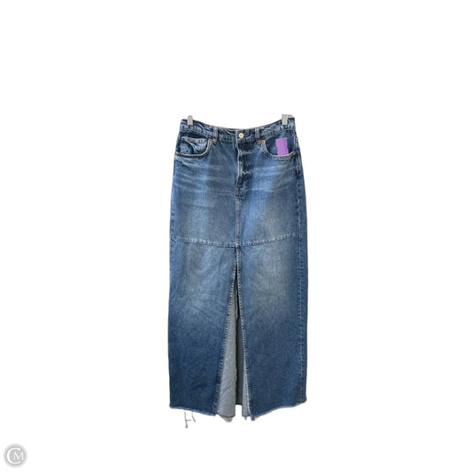 Skirt Maxi By Reformation In Blue Denim, Size: 2