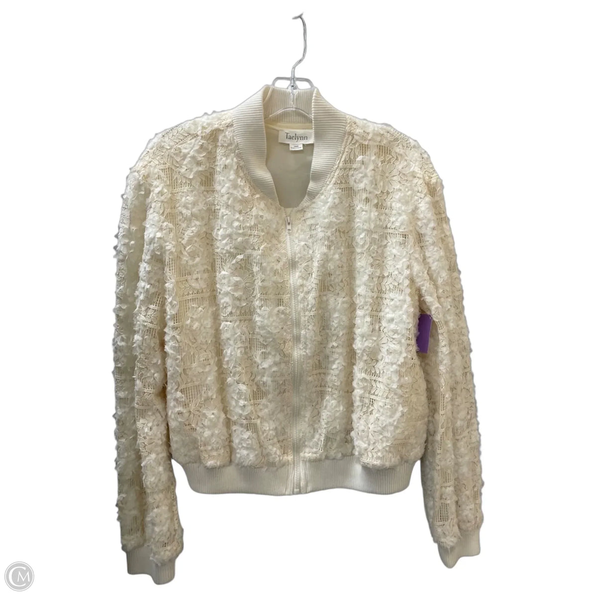 Blazer By Taelynn In Ivory, Size: L