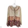 Top Long Sleeve By Pol In Beige, Size: L
