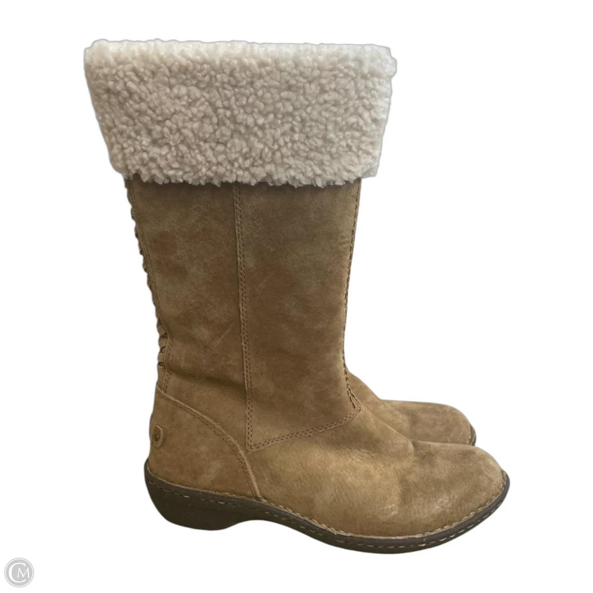 Boots Designer By Ugg In Brown, Size: 7