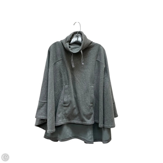 Poncho Designer By Ugg In Grey, Size: S