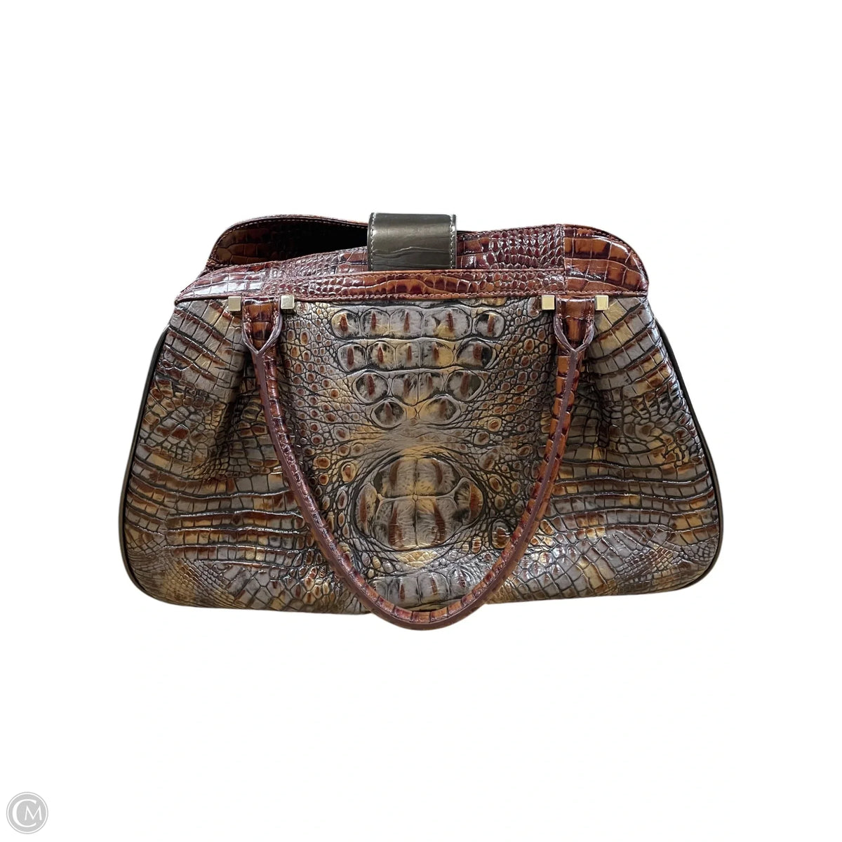Handbag Designer By Brahmin, Size: Large