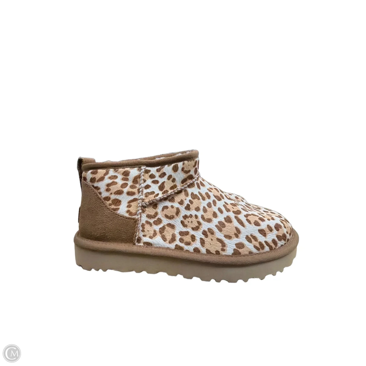 Boots Designer By Ugg In Brown & Cream, Size: 8