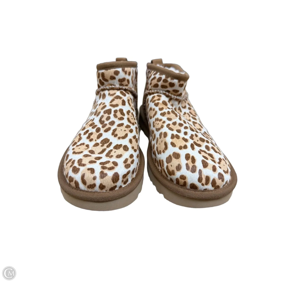 Boots Designer By Ugg In Brown & Cream, Size: 8