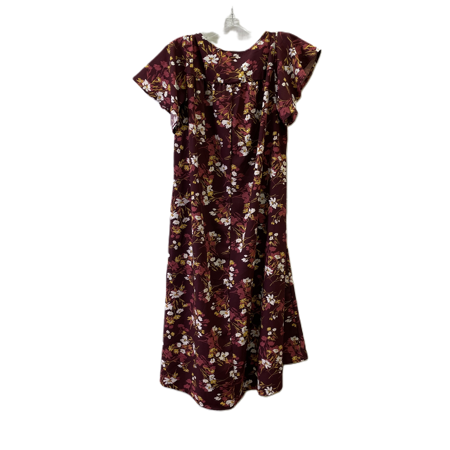 Dress Casual Midi By Isabel Maternity In Burgundy, Size: S