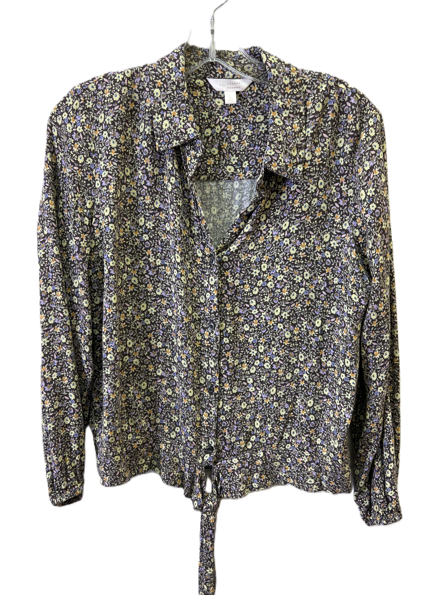 Top Long Sleeve By Lc Lauren Conrad  Size: L