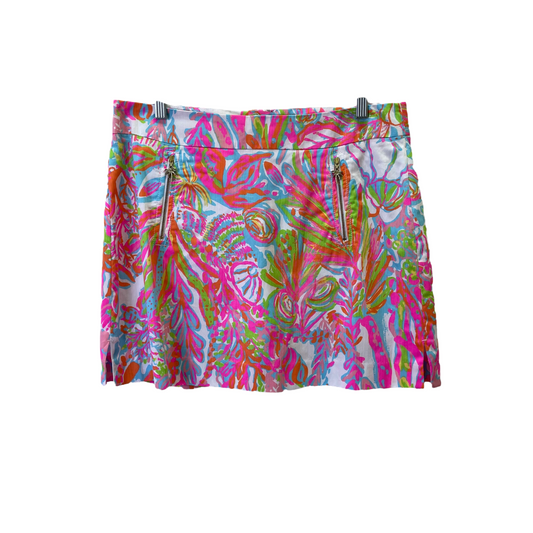 Pink Skirt Mini & Short By Lilly Pulitzer, Size: 12