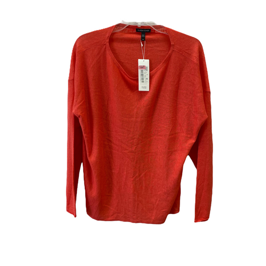 Orange Top Long Sleeve By Eileen Fisher, Size: S