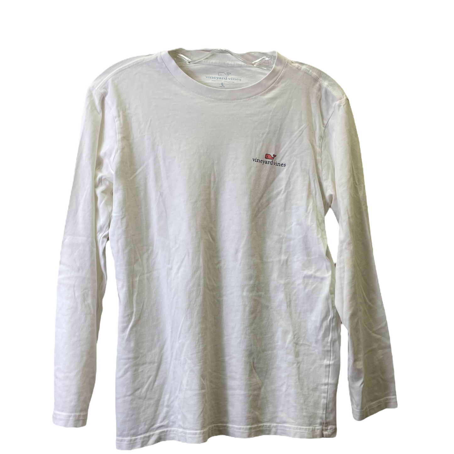 White Top Long Sleeve By Vineyard Vines, Size: L