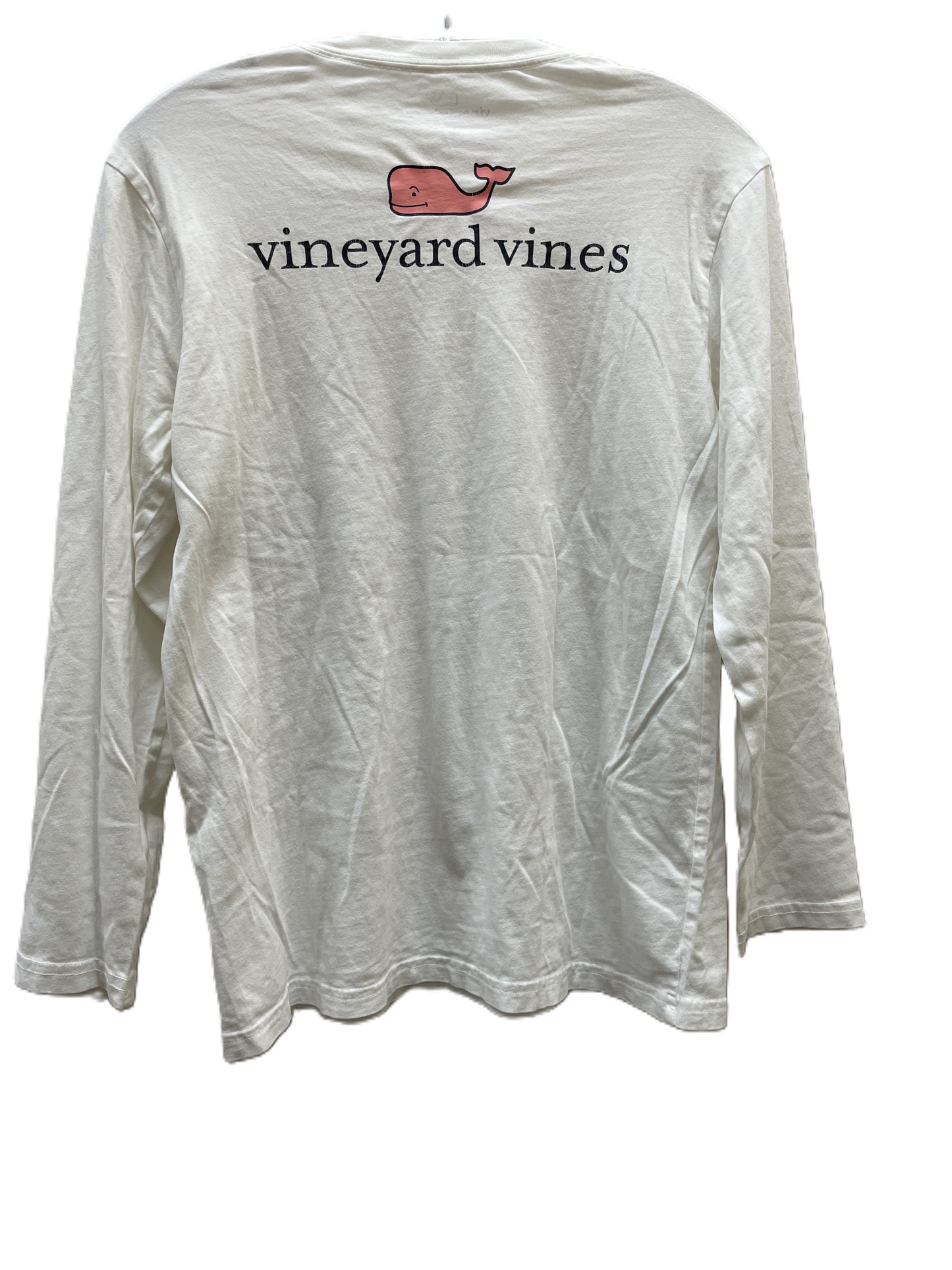 White Top Long Sleeve By Vineyard Vines, Size: L