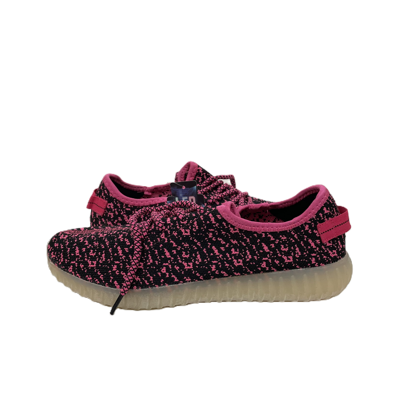Pink Shoes Athletic By Q LED, Size: 8