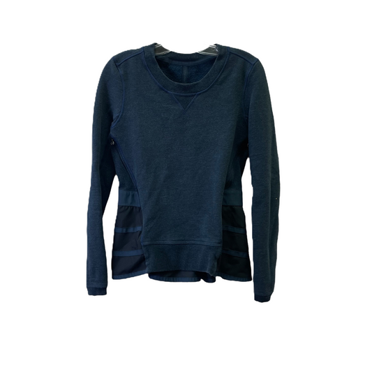 Navy Athletic Sweatshirt Crewneck By Lululemon, Size: S