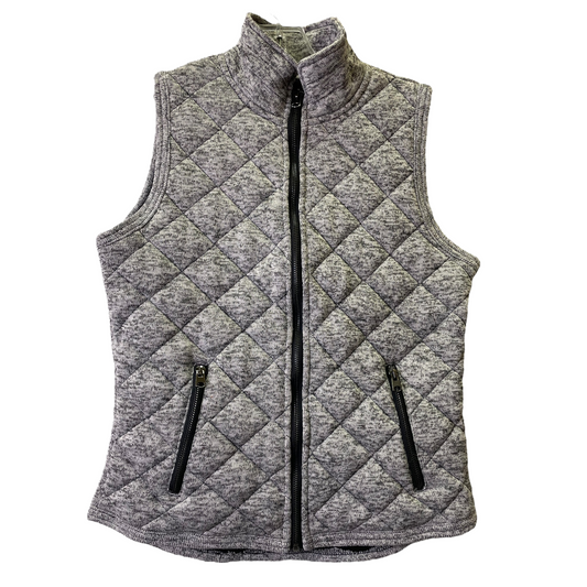 Grey Vest Fleece By Thread And Supply, Size: M